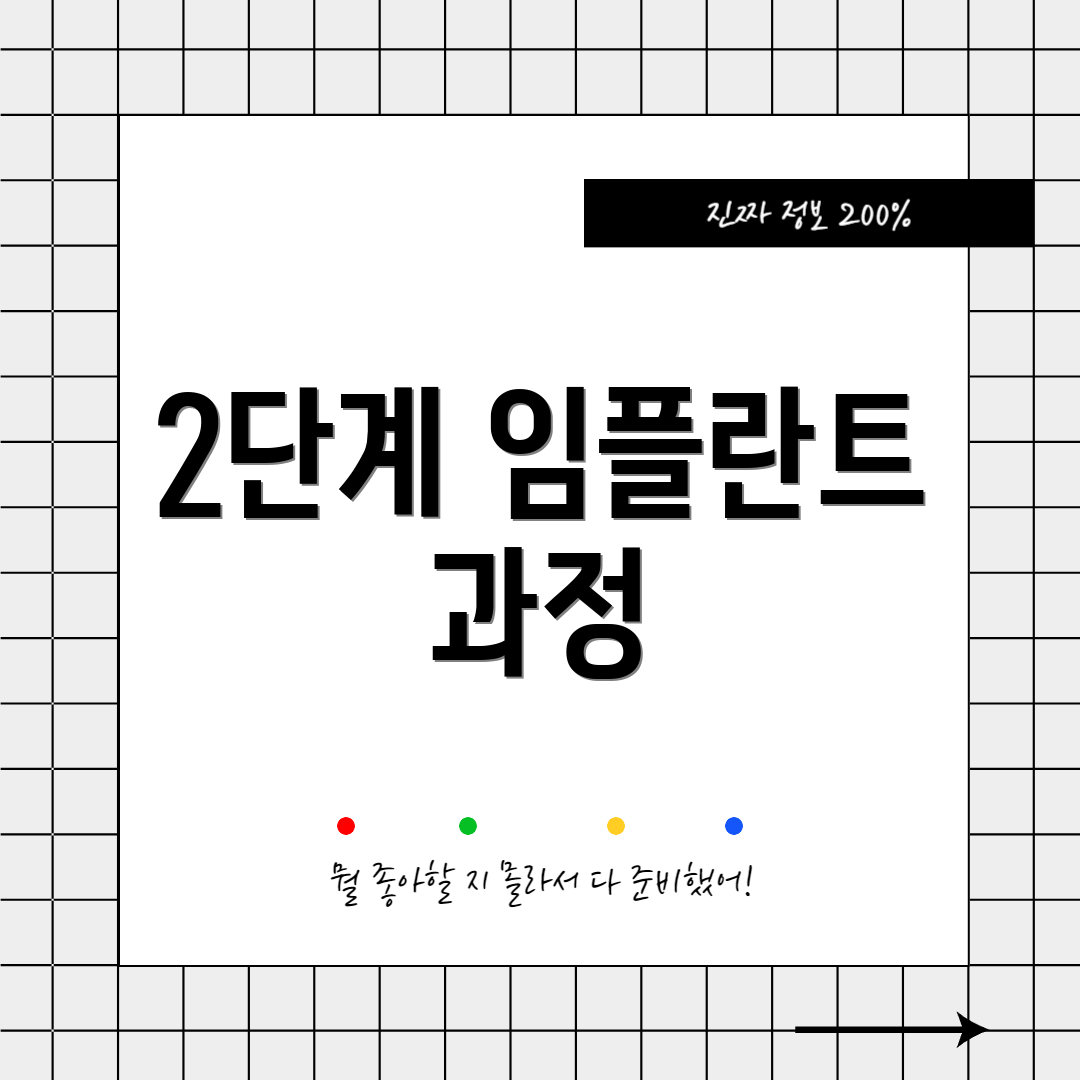 2단계 임플란트 과정