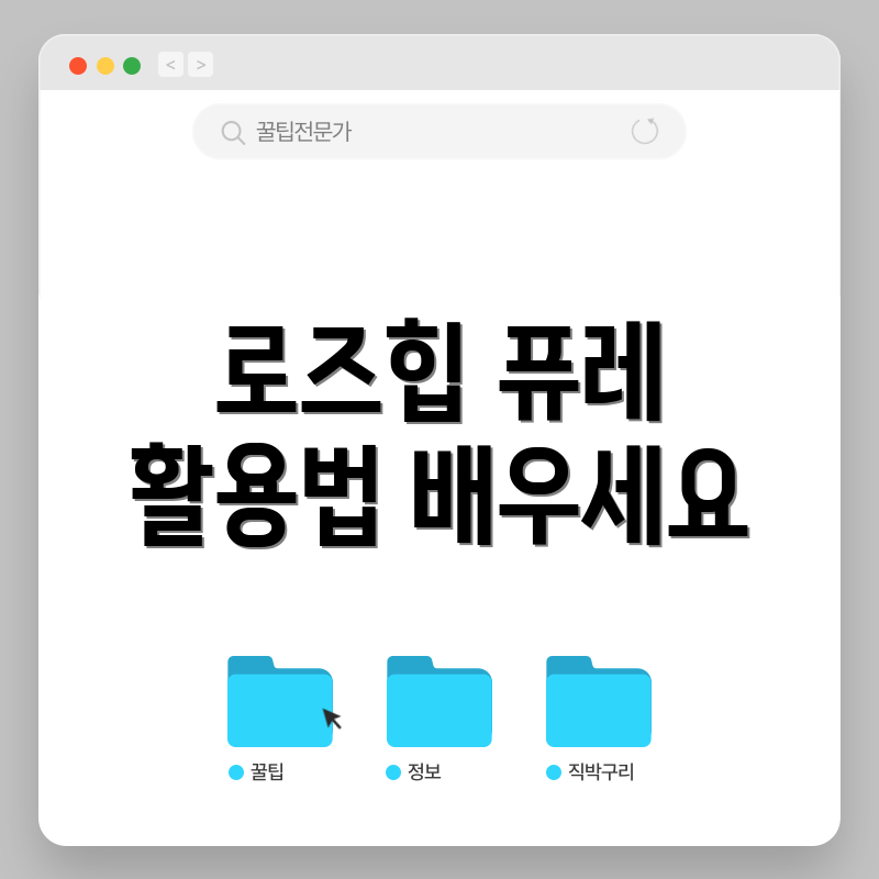 로즈힙 퓨레 활용법 배우세요
