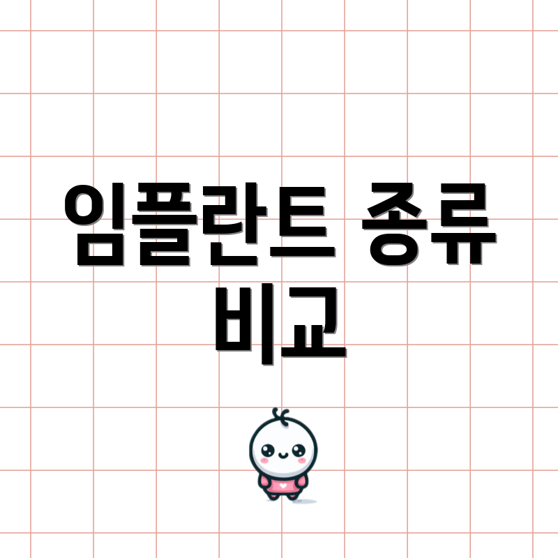 임플란트 종류 비교