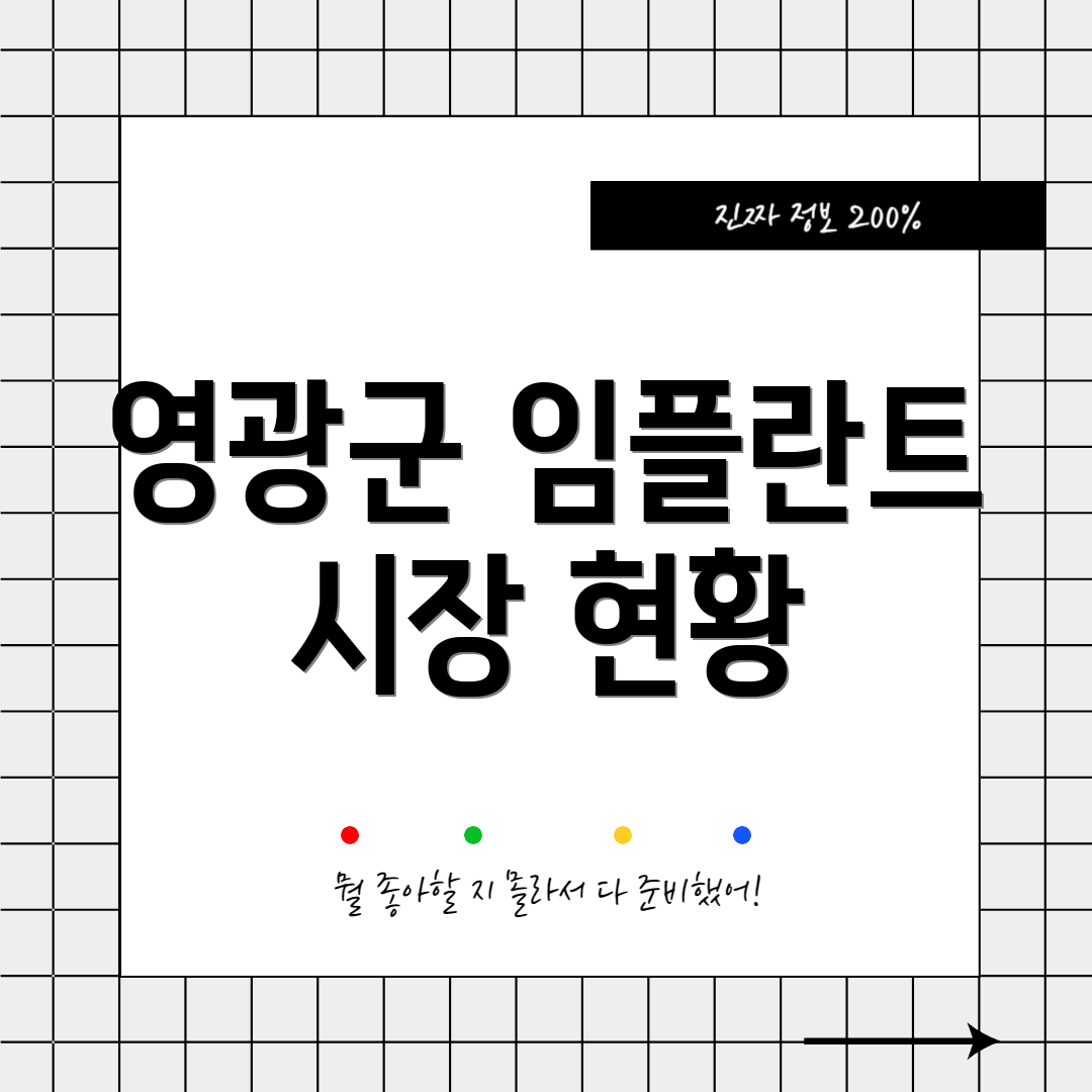 영광군 임플란트 시장 현황