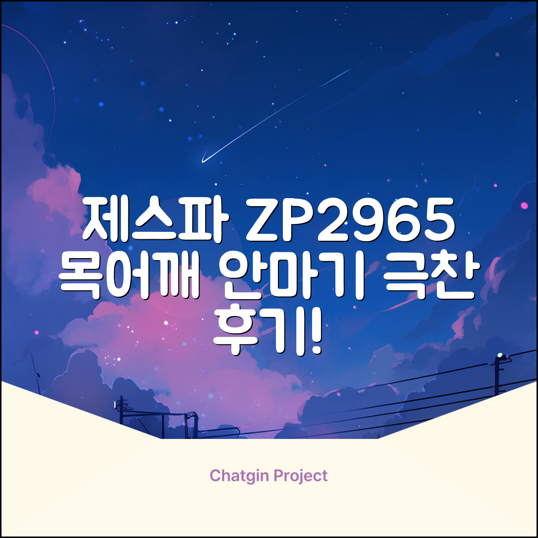 제스파 클래식 전신 무선 자동 마사지건 목어깨 안마기 ZP2965, 블랙 + 로즈골드 추천 리뷰
