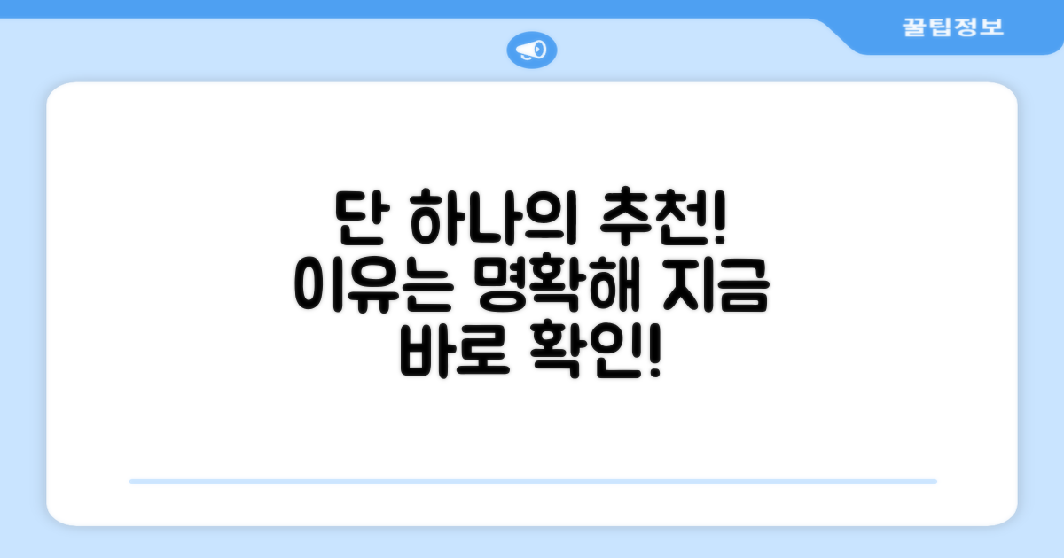 1가지 추천 이유