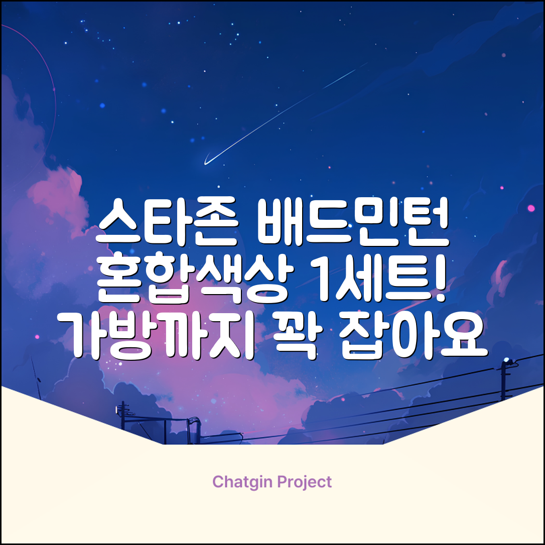 스타존 배드민턴 그물 네트 + 가방, 혼합색상, 1세트 추천 리뷰