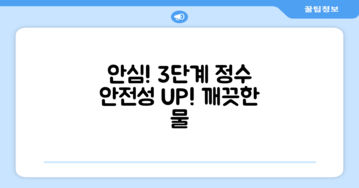 3단계 정수, 안전성 UP