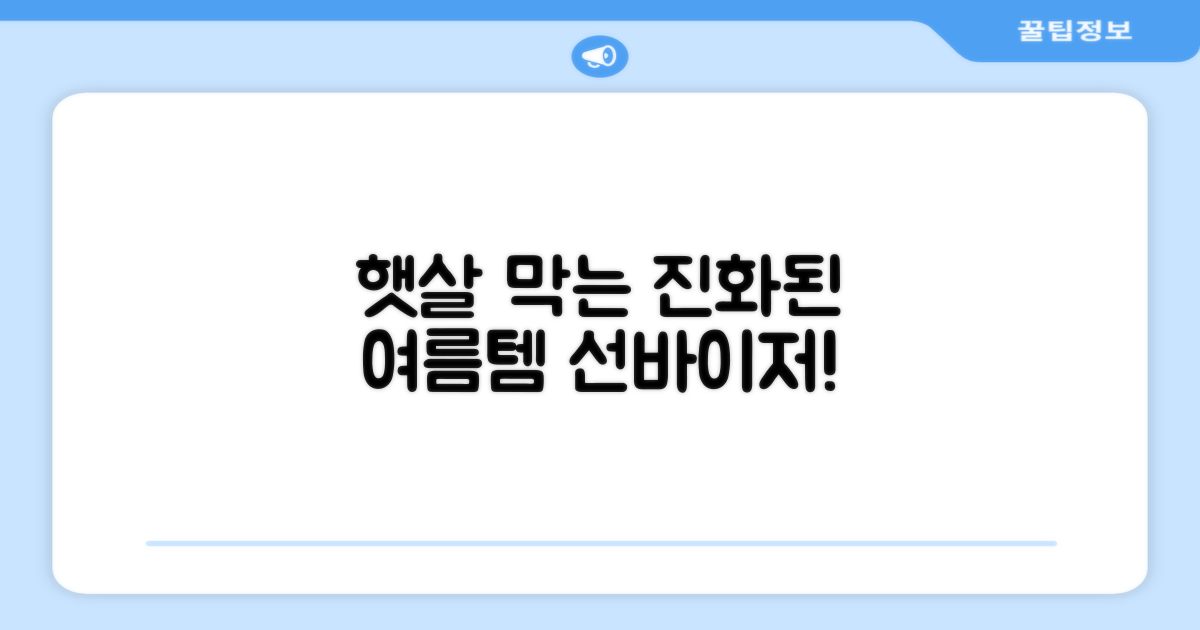 선바이저, 여름 필수템의 진화