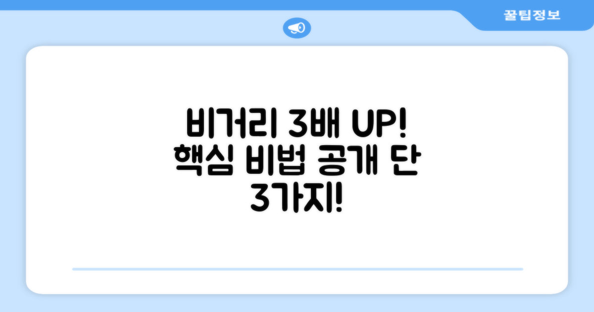 3가지 비거리 향상 핵심